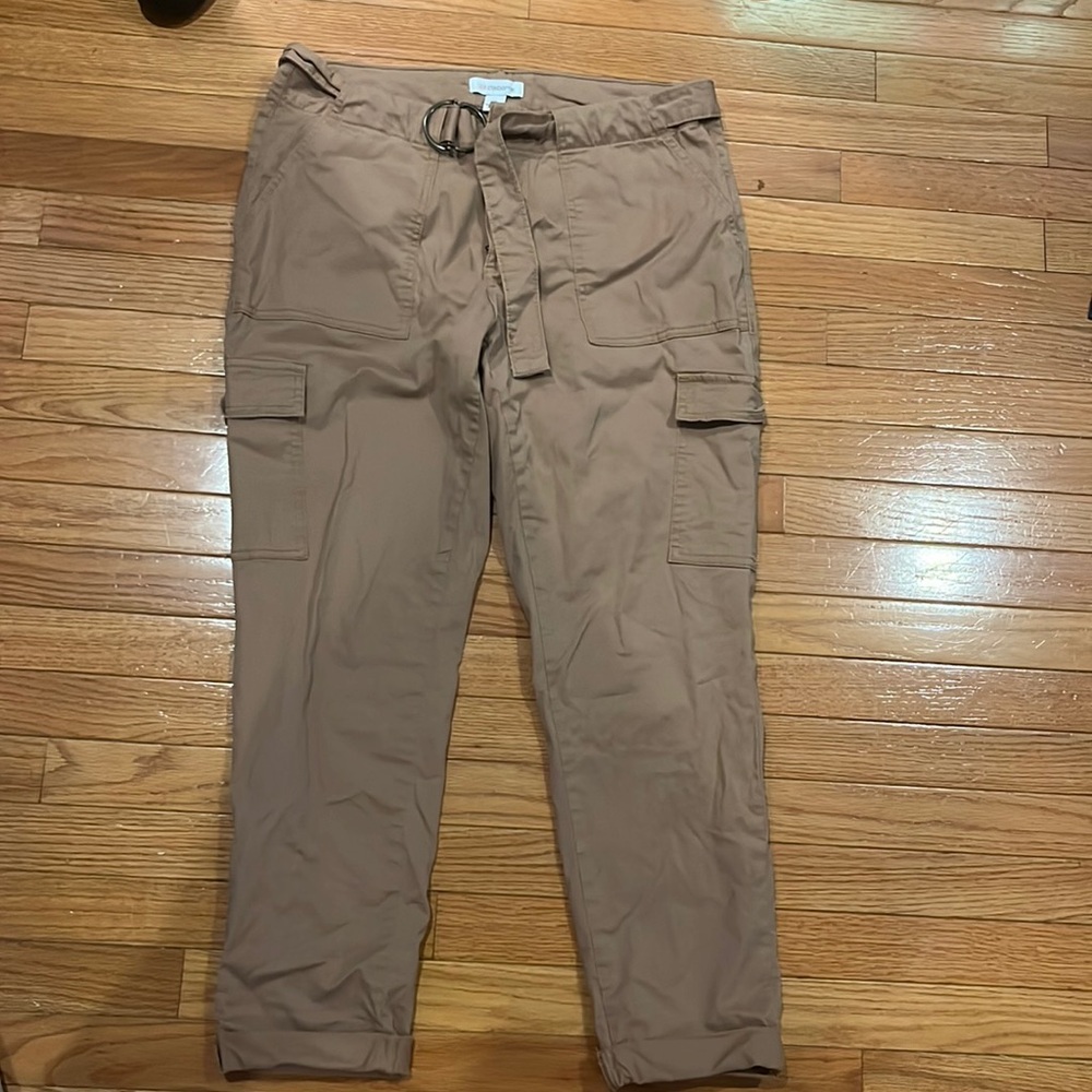 Pink/nude cargo pants